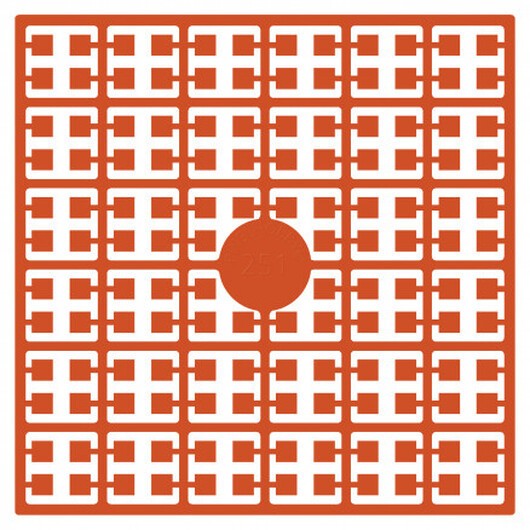 Pixelhobby Midi Pärlor 251 Orange 2x2mm - 140 pixels