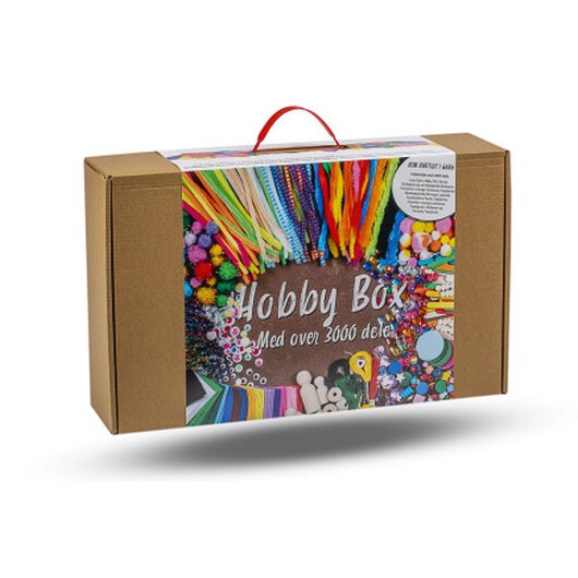 Hobbylåda med ca 3000 delar