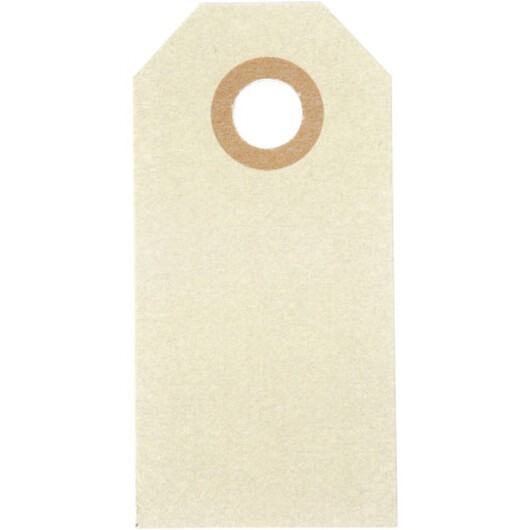 Manilaklistermärken, storlek 3x6 cm, 250 g, kräm, 30 st / 1 frp.