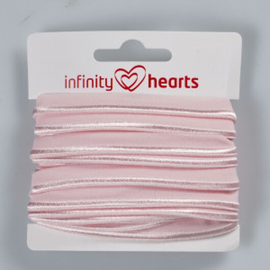 Infinity Hearts Piping Tape Stretch 10mm 115 Rosa - 5m