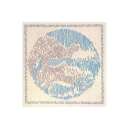 Drottningens Broderi - Broderikit - Danskt väder mars 24 x 24 cm - Design av drottning Margrethe II