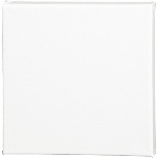 Målarduk, D: 1,6 cm, stl. 20x20 cm, 360 g, vit, 10 st./ 1 förp.
