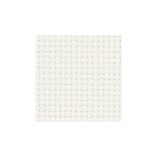 Permin Aida 5,4tr Broderityg Knäckt Vit 65x50cm