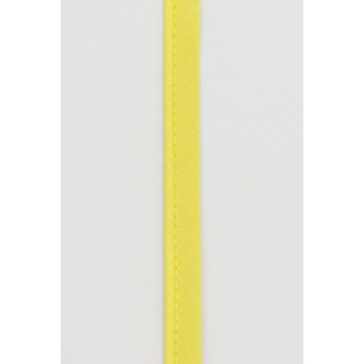Passpoalband i Metermål Polyester/Bomull 950 Gul 8mm - 50cm