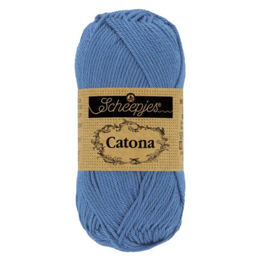 Scheepjes Catona Garn 261 Capri Blå - 25g