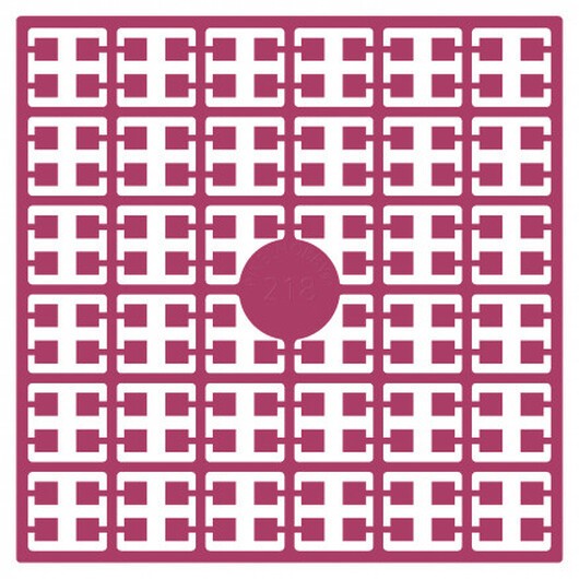 Pixelhobby Midi Pärlor 218 Mörk Cerise 2x2mm - 140 pixels