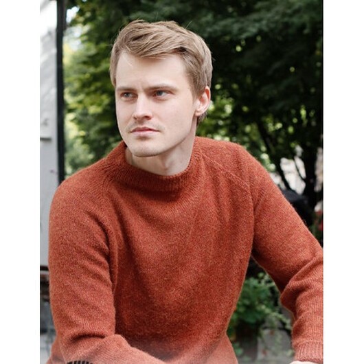 Flaming Mountain by DROPS Design - Tröja Stickmönster str. S-XXXL