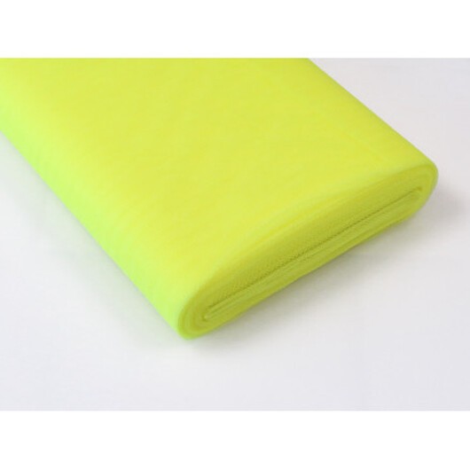 Tyll Tyg Nylon 59 Neon Ljus Gul 145cm - 50cm