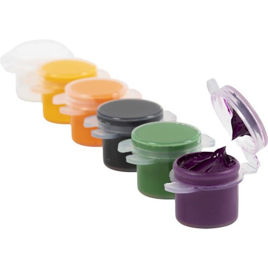 Plus Color-Hobbyfärg, halloweenfärger, 6x5 ml/ 1 förp.