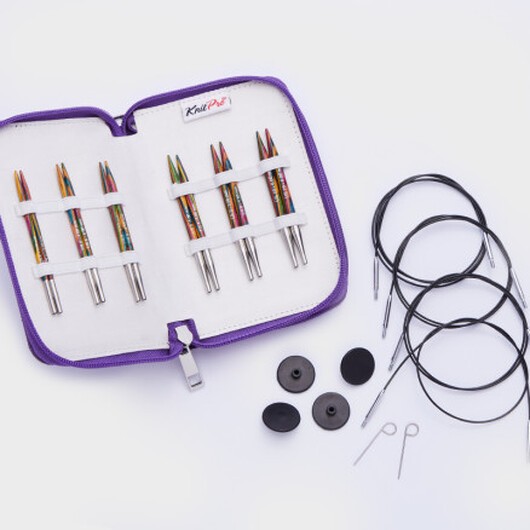 KnitPro Symfonie Special Ändstickor Björk 40 & 50 cm 3,5-6 mm 6 storlekar