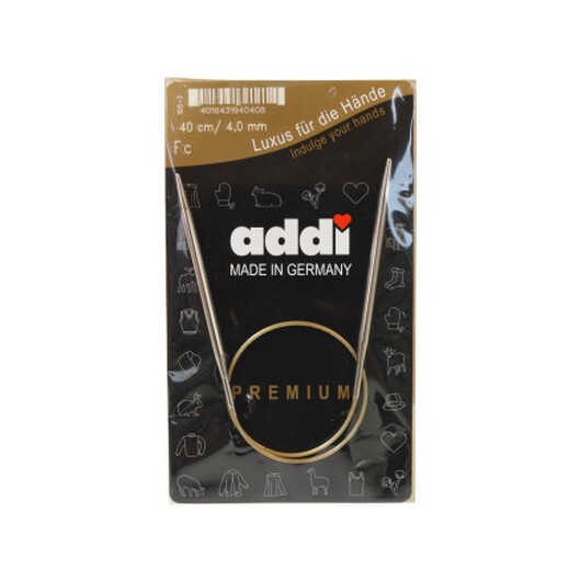 Addi Turbo Rundstickor Mässing 40cm 4,00mm / 15.7in US6