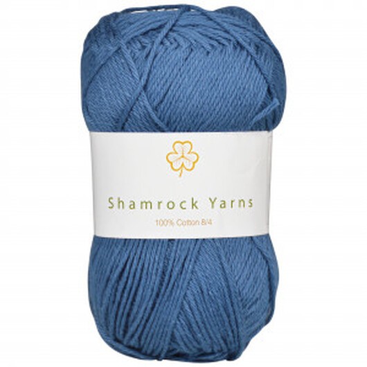 Shamrock Yarns 100% Bomull Garn 09 Marinblå