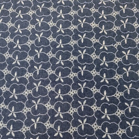 Denimtyg 145cm 60 Tryck - 50cm