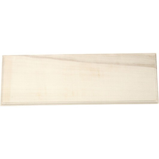 Träskylt, storlek 10x30 cm, tjocklek 1 cm, 1 st.