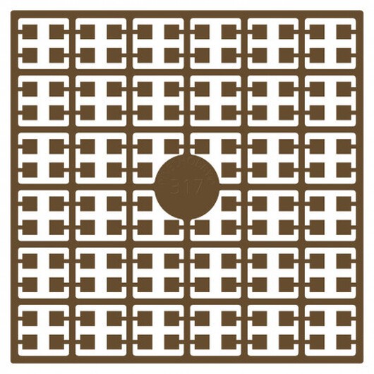 Pixelhobby Midi Pärlor 317 Oliv Brun 2x2mm - 140 pixels