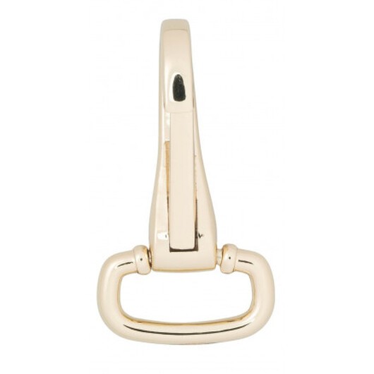 Infinity Hearts Karbinhake med D-ring Mässing Guld 50mm - 1 st