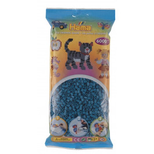 Hama Midi Pärlor 205-83 Petrol - 6000 st.
