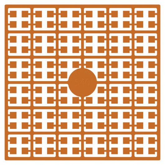 Pixelhobby Midi Pärlor 540 Mörk Gyllen Guld 2x2mm - 140 pixels