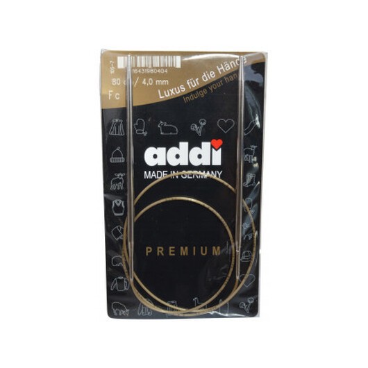 Addi Turbo Rundstickor Mässing 80cm 4,00mm / 31.5in US6