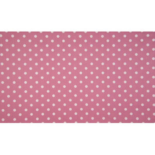 Minimals Bomullspoplin Tyg Print 513 Big Dot Old Rose 145cm - 50cm