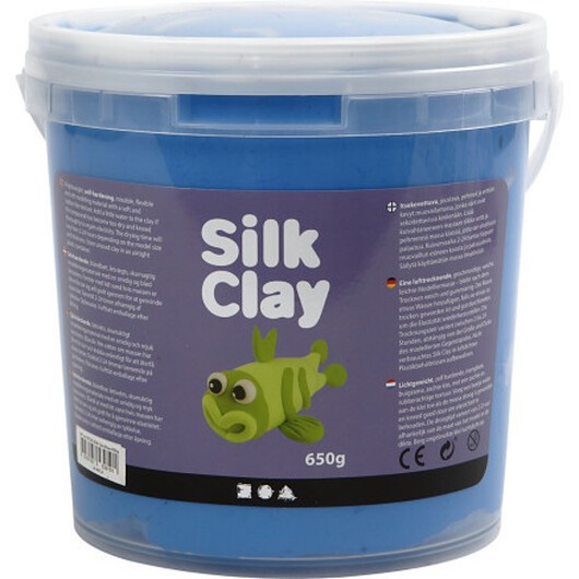 Silk ClayÂ®, blå, 650 g/ 1 hink