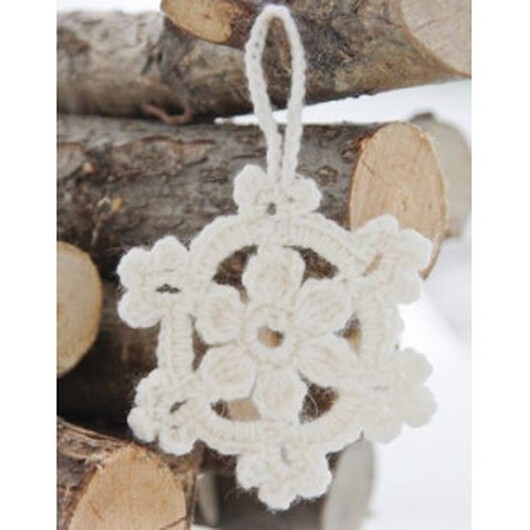 White Christmas by DROPS Design - Julstjärnor Virk-mönster 8 cm - 15 s - White Christmas by DROPS Design