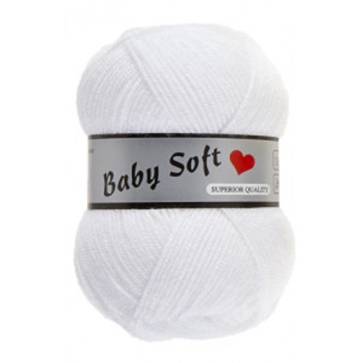 Lammy Baby Soft Garn 005 Vit