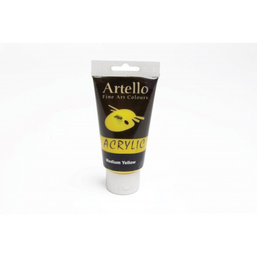 Artello Akrylfärg/Konstnärsfärg Gul 75ml