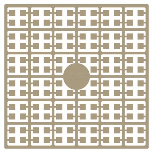 Pixelhobby Midi Pärlor 327 Extra ljus Beige Brun 2x2mm - 140 pixels