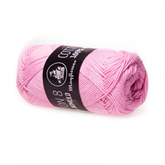 Mayflower Bomull 8/4 Garn Unicolor 1449 Rosa