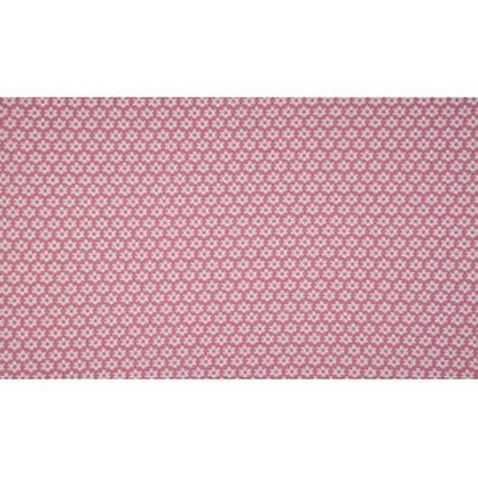 Minimals Bomullspoplin Tyg Print 13 Flower Old Rose 145cm - 50cm