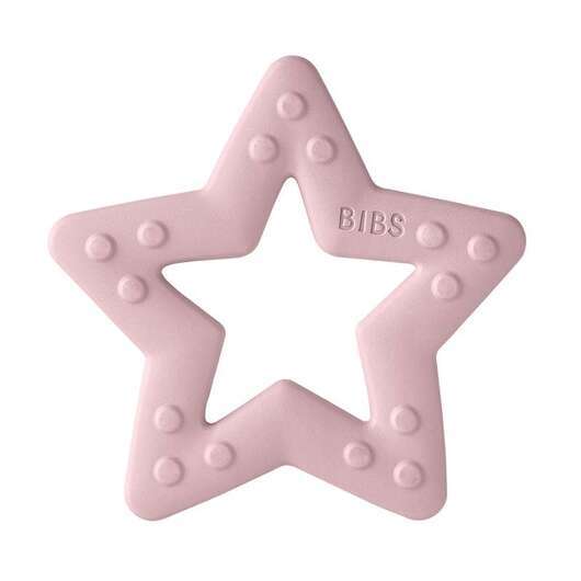 BIBS Play - Baby Bitie Bitring - Stjärna - Pink Plum