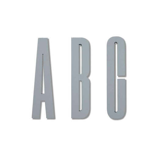 Design Letters Bokstäver - grå
