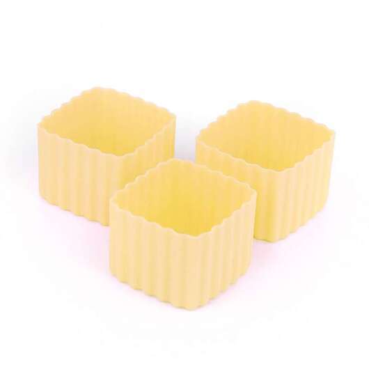 Little Lunch Box Co. Bento Cups - Fyrkant - 3 st. - Yellow