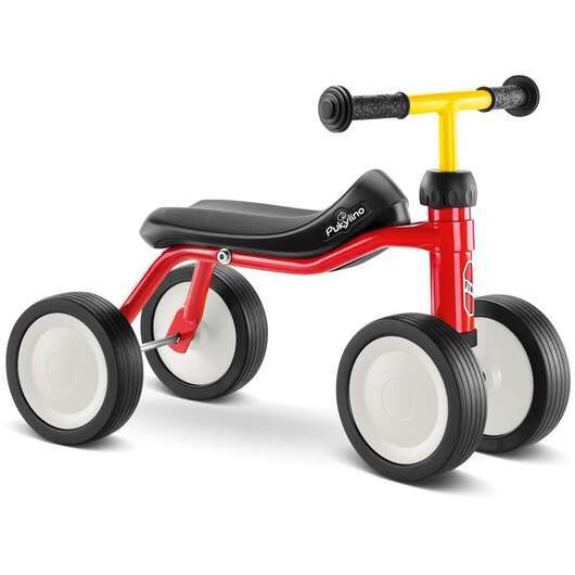 PUKY PUKYlino - Balanscykel med 4 hjul - Röd