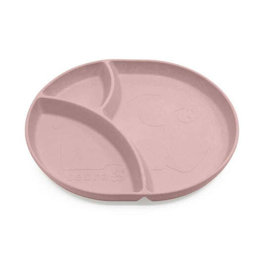 Sebra MUMS - Rumindelad Tallrik - Blossom Pink