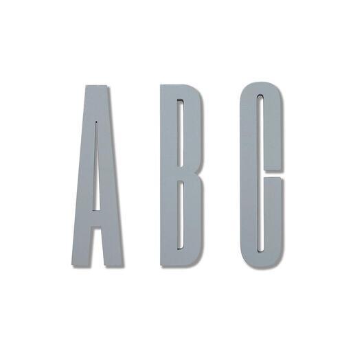 Design Letters Bogstaver  -  grå