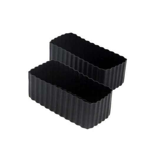 Little Lunch Box Co. Bento Cups - Rektangulære - 2 st. - Black