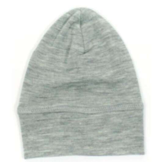 Engel Natur Hue/Beanie til Baby - Uld/Silke - Grey Melange