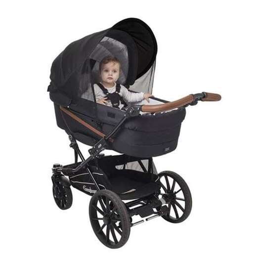 Baby Dan Solskydd för barnvagn och barnvagn UV 50 skydd - svart
