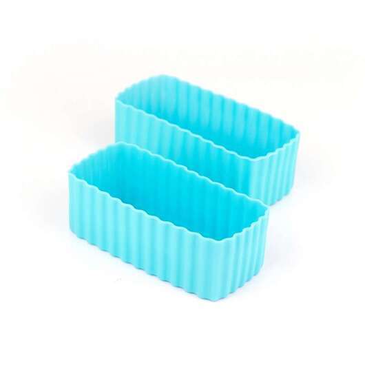 Little Lunch Box Co. Bento Cups - Rektangulære - 2 st. - Light Blue