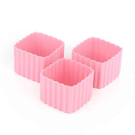 Little Lunch Box Co. Bento Cups - Fyrkant - 3 st. - Blush Pink