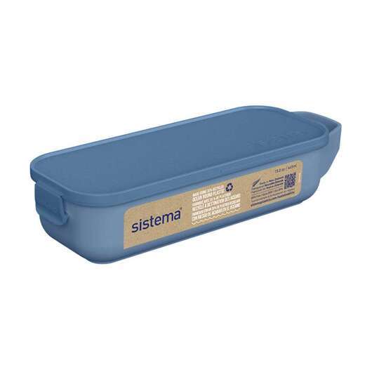 Sistema Ocean Bound Snackbox - Snack and Slide - 430 ml. - Mountain Blue