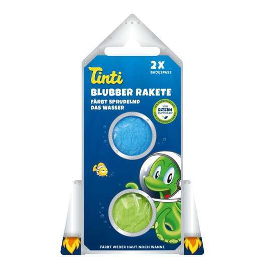 Tinti badraket - 2 tabletter (Blå/Grön)