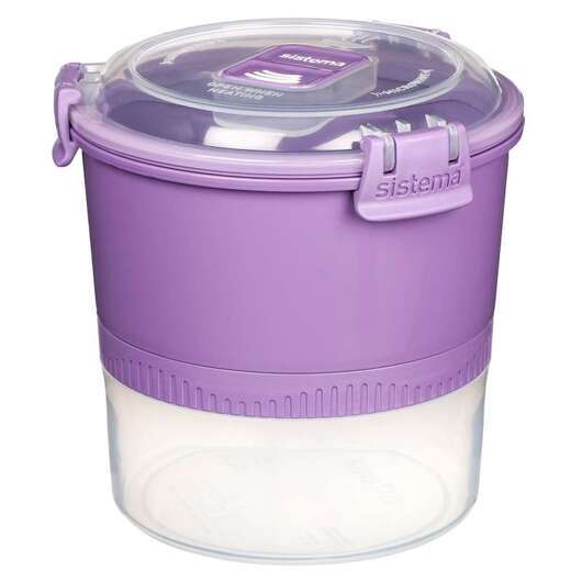 Sistema Lunch Stack To Go - 965 ml. - Misty Purple