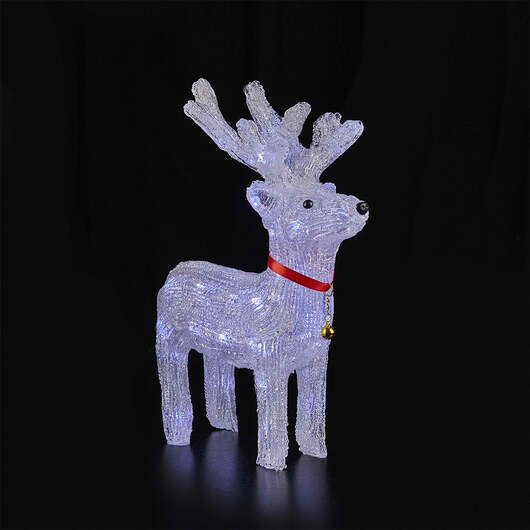 Ren Akryl - höjd 35 cm med LED-belysning