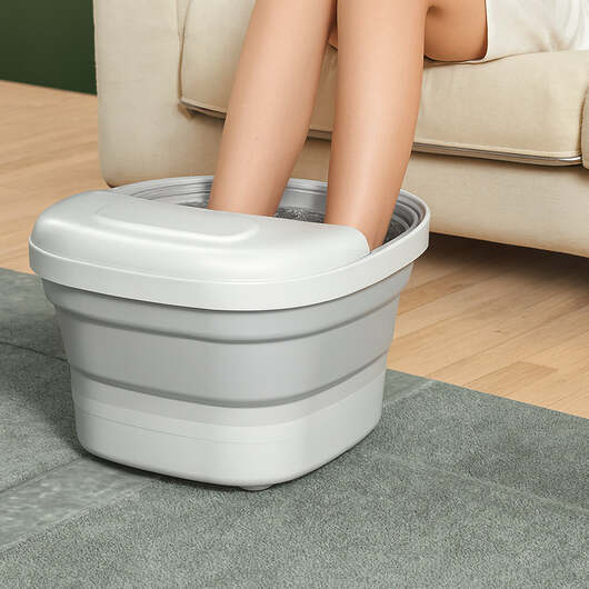 Fällbart fotspa  -  Kraftig värme och djup massage