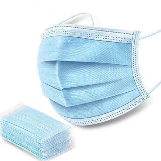 40 st munskydd Typ IIR, 3-lagers, skyddar mot bakterier