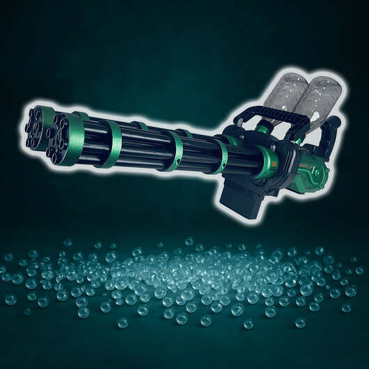 Dubbelpipig Gel Blaster  -  Actionfyllt leksaksgevär