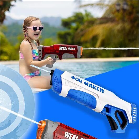 Elektrisk Kraftfull Vattenpistol i flera färger - Rosa